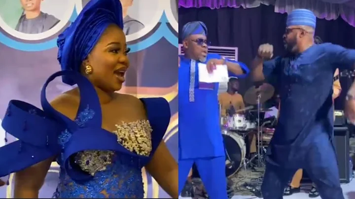 WOW WATCH WHAT ODUNLADE ADEKOLA DID THAT MADE SEYI EDUN SCREAM AS THEY PART @ AFOD @ 50TH BIRTHDAY