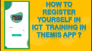 TN EMIS APP - ICT TRAINING FOR INDIVIDUAL TEACHERS - REGISTRATION METHOD - SIMPLE STEPS screenshot 3