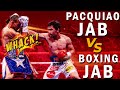 Manny Pacquiao JAB Technique  vs  Boxing  JAB Technique🥊