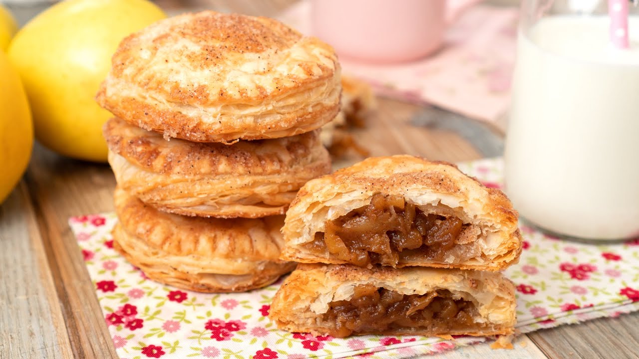 Pasteles de Manzana y Canela con Masa Hojaldre