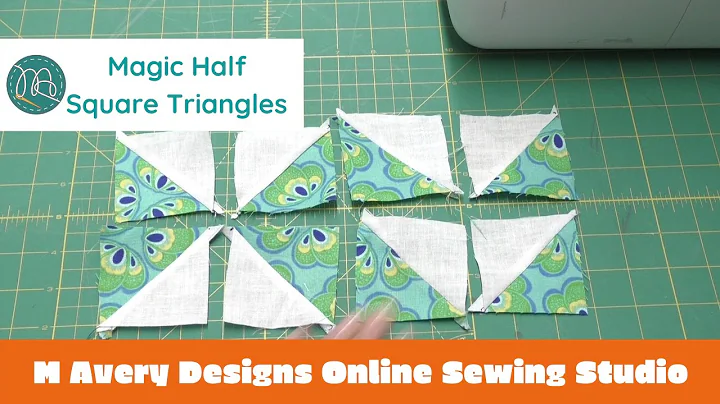 Magic 8 Half Square Triangle Quilting Tutorial Quickie