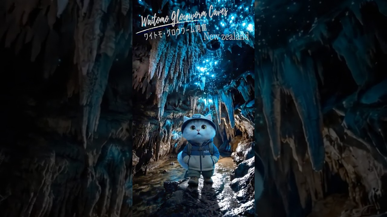 Waitomo Glowworm Caves|New zealand(ワイトモ・グロウワーム洞窟|ニュージーランド)