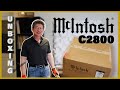 Unboxing mcintosh c2800 2channel vacuum tube preamplifier