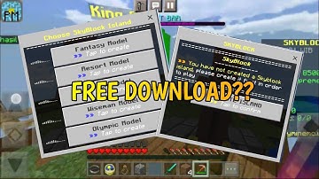 Plugin pocketmine | Skyblock Visual