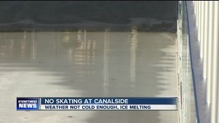 Canalside ice rink closed again Saturday
