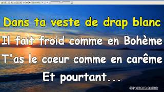 Video thumbnail of "Gilbert Becaud   L'important c'est la rose karaoke by Nino"