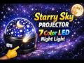 Best Galaxy Projector Night Light? ⭐ USB LED Moon & Star Projector with 7 Modes