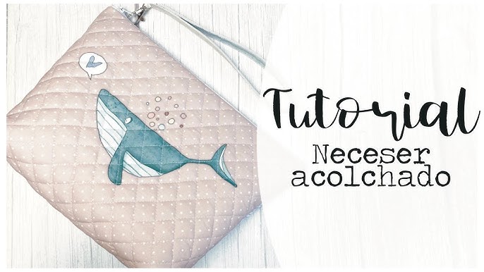 Patrón – Tutoriales – Paso a paso – Neceser de tela – Neceser Costura –  Comando Craft