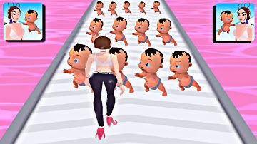 Hot Babysitter Run Android Mobile Gameplay 2022 - New Baby Run Game