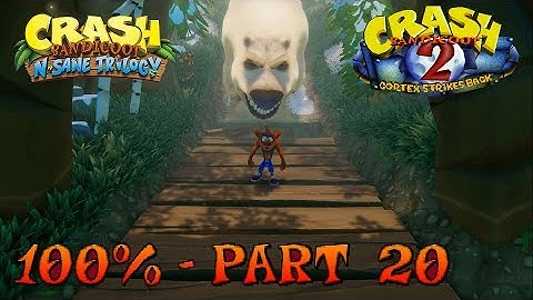 Crash Bandicoot 2 - N. Sane Trilogy - 100% Walkthrough, Part 20: Un-Bearable (Gem)