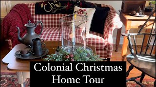 Colonial Christmas at its Finest!  A Goegeous Home Tour!
