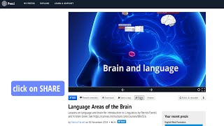 How to share a Prezi