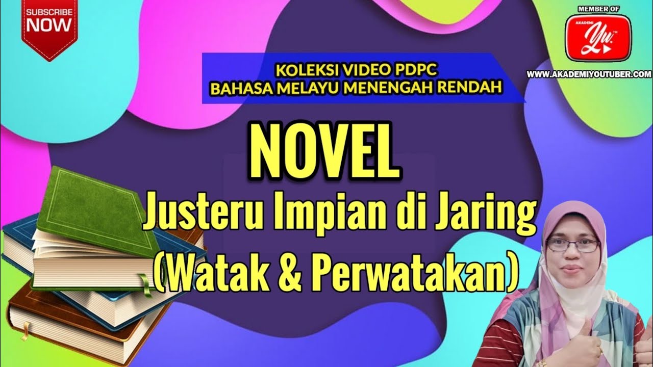 WATAK & PERWATAKAN Novel Justeru Impian di Jaring  YouTube