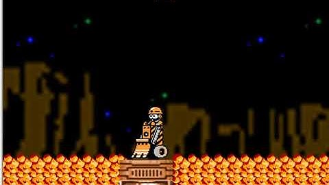 my SMBX custom level and boss: hard man stage revisited