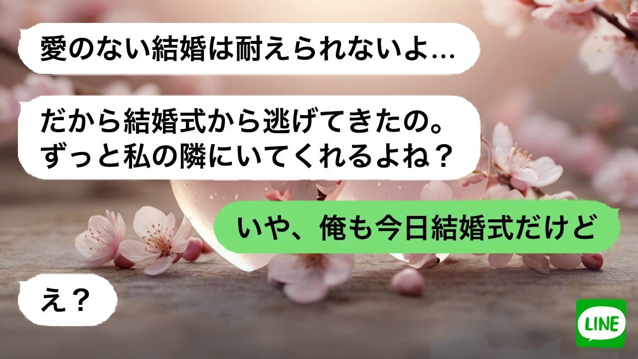 【LINE】元恋人との復縁を狙い、結婚式当日に突然姿を消した花嫁。その後に待っていた現実があまりにも皮肉だった…