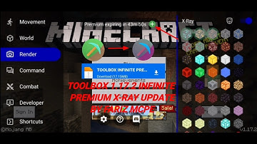 TOOLBOX FOR MCPE 1.17.2.01 INFINITE TIME X-RAY UPDATE BY FARIZ MCPE