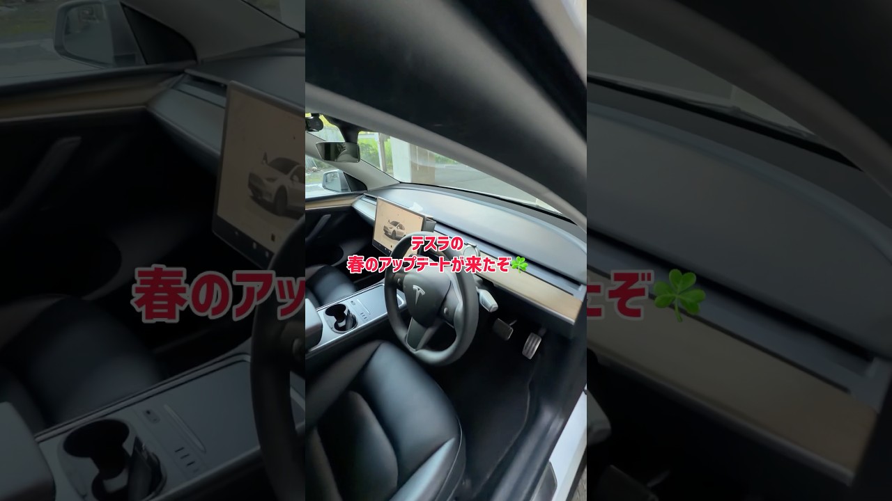 Tesla's screen now has game-like quality #tesla #springupdate