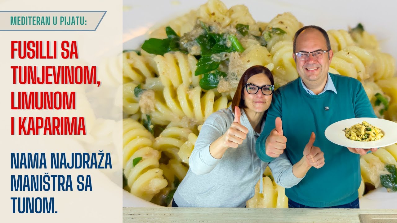 Tjestenina (Pasta) sa TUNOM. Brzo i lako jelo koje oduševljava.