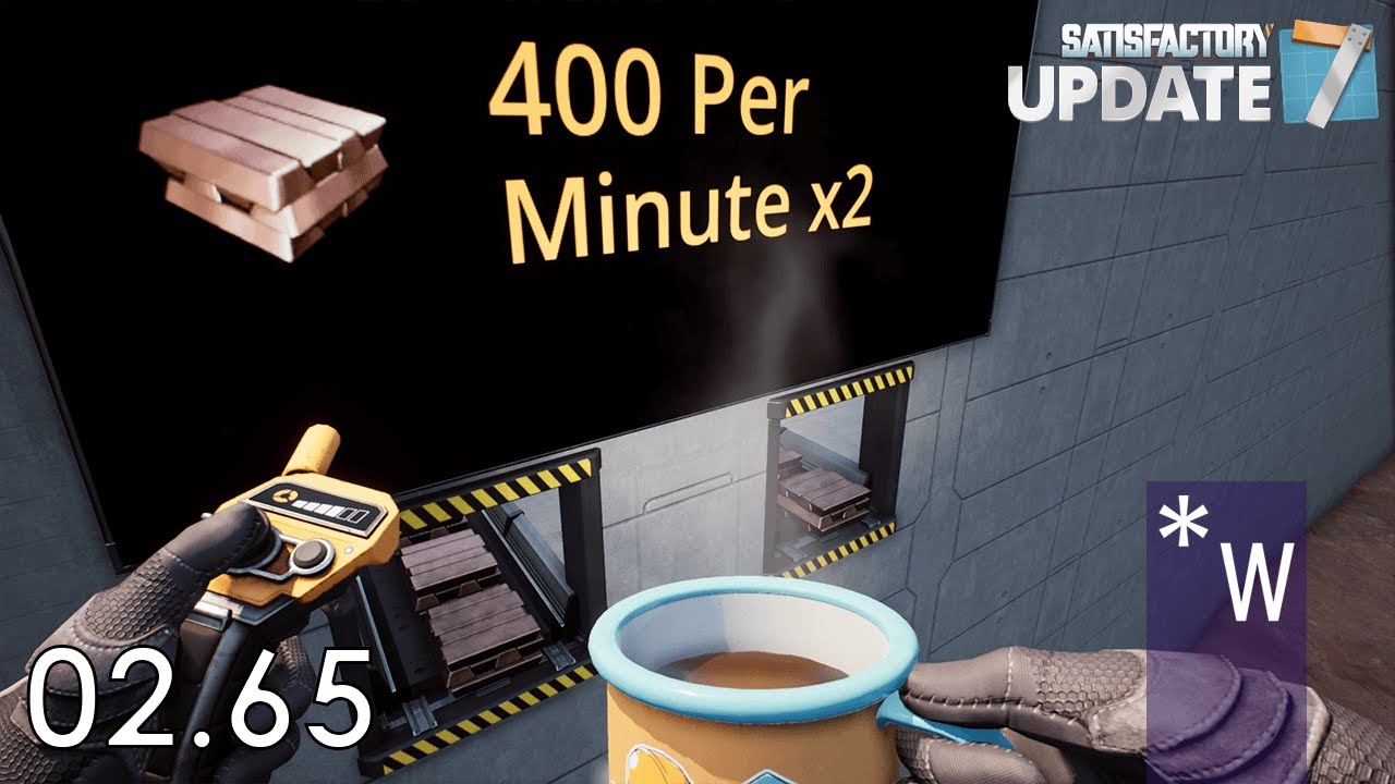 800 Copper Ingots per Minute Satisfactory Factory Build 02.65 YouTube