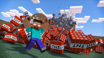 How to Make a TNT Tree Trap | Minecraft Java