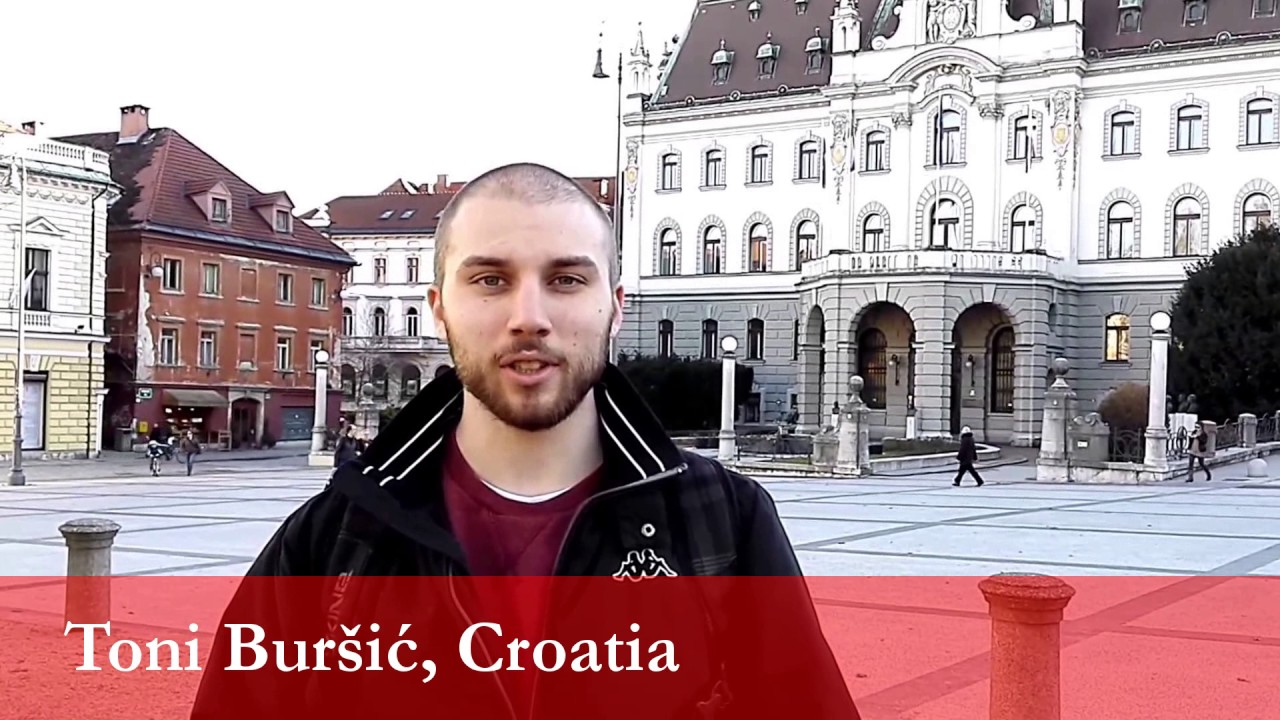 Toni Buršić, student from Croatia at the University of Ljubljana - YouTube