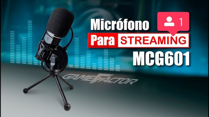 Brazo para Microfono Streaming Game Factor MAG500 / Metálico / Flexible