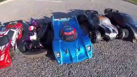 RC Drag Racing with the dts-1 Hpi Rs4 3.3 and rs4 sport 3 Ecx Circuit and Xtm Xt2e part 1