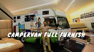 Begini isi CAMPERVAN seharga RP 800 JUTA | Delima Mandiri Isuzu ELF NLR Campervan