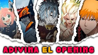 ADIVINA EL OPENING CON IMAGENES | ADIVINA EL OPENING DE ANIME | guess the anime opening | ANIME QUIZ