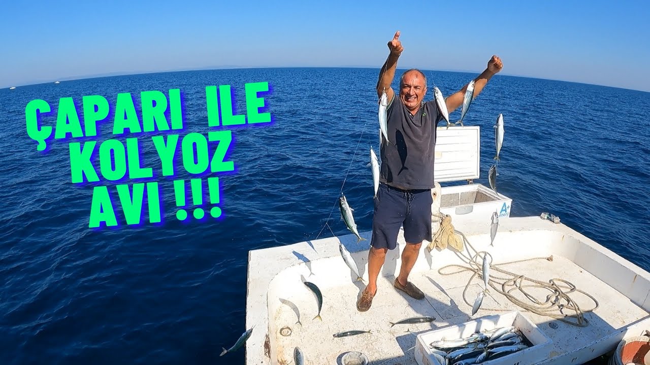 ÇAPARİ İLE KOLYOZ AVI YAPTIK !!! | TEK SEFERDE 60 İĞNE 60 BALIK !!!