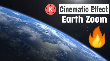 Cinematic Earth Zoom effect on Android Mobile | Kine Master Drone Effect Edting