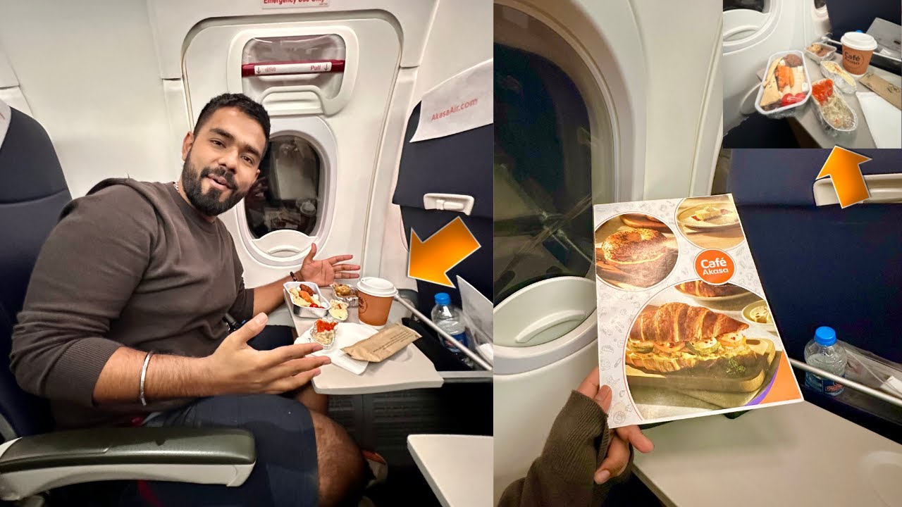 AKASA AIR Ke ECONOMY CLASS Mein Hotel Jesa Experience Akasa Cafe AKASA AIR Ke ECONOMY CLASS Mein Hotel Jesa Experience Akasa Cafe