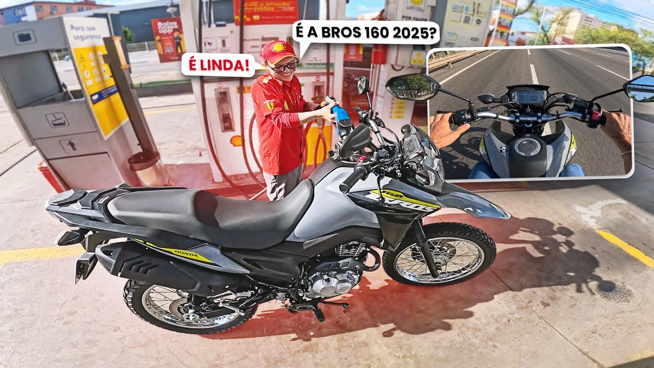 COMPREI E TESTEI A BROS 160 2025!!! FICOU MAIS FRACA???