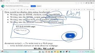 Web programming section 5 || Javascript part 1