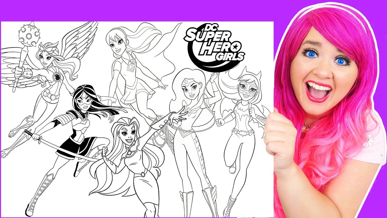 DC Super Hero Girls: A Kids Coloring Book by Various: 9781401274580