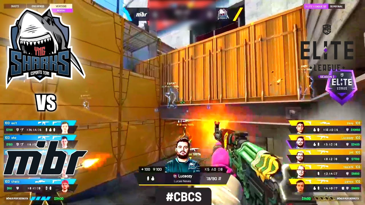 Sharks vs MIBR - CBCS Elite League 2021 Season 2 | CSGO HIGHLIGHTS