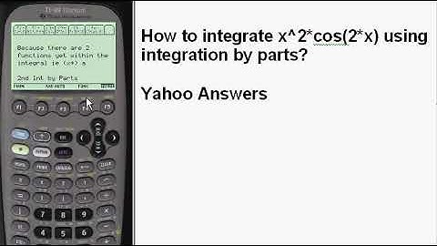 Integration by Parts, f(x) =  x^2*cos(2*x)