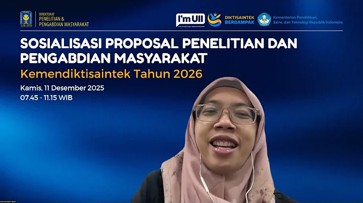 Sosialisasi Proposal Penelitian dan Pengabdian kepada Masyarakat Kemdiktisaintek Tahun 2026