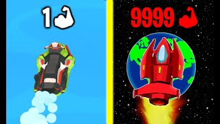 Flippy Race! MOST FASTEST LEGENDARY BOAT EVOLUTION! Max Level Power & Speed (9999+ Level Boat!) screenshot 4