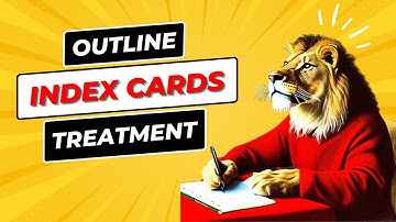 How to Write a Script Outline, Index Cards & Treatment  (Screenwriting Basics)