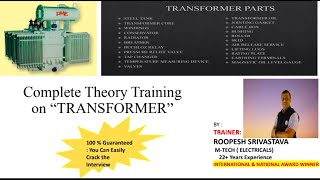 Transformer| Details of Transformer Parts | Interview question on Transformer | Theory | Internship by Roopesh Srivastava 7,373 views 1 year ago 1 hour, 12 minutes