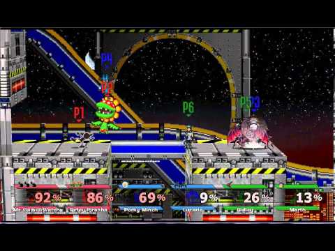 SSBC V0.9 test: Team Battle: Mr.G&W & Petey - YouTube