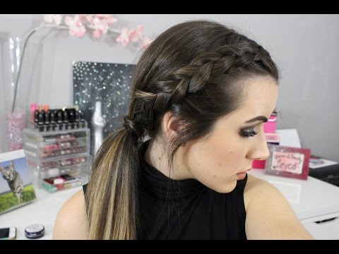 Dutch Braid Ponytail | HAIR TUTORIAL