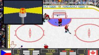 NHL95 - Nagano 98 Winter Olympics CZE-CAN 3rd period