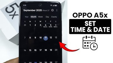 How to Set Time & Date in Oppo A5x - Change Date & Time Setting
