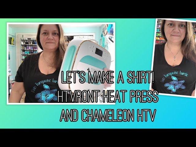 How to use HTVRONT HTV Chameleon Heat Transfer Vinyl using Cricut