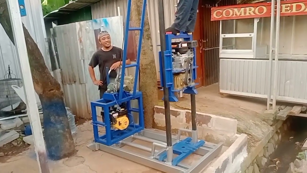 MESIN BOR SUMUR K100M‼️Pesanan Pak Bos JEPRY Juragan Tambang EMAS dr TANGERANG