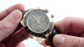 rolex daytona patented 0.750 18k 3131