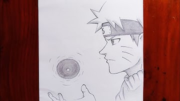 How To Draw Naruto With Rasengan - Step By Step Pencil Sketch Tutorial