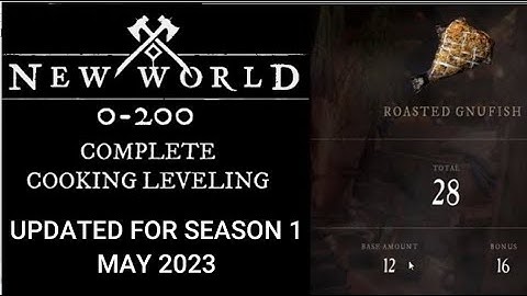 New World Cooking Leveling Guide 0-200 FAST and EASY!! Become The Master Chef! May 2023